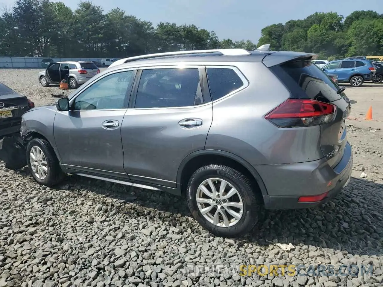 2 Photograph of a damaged car KNMAT2MV7KP506576 NISSAN ROGUE 2019