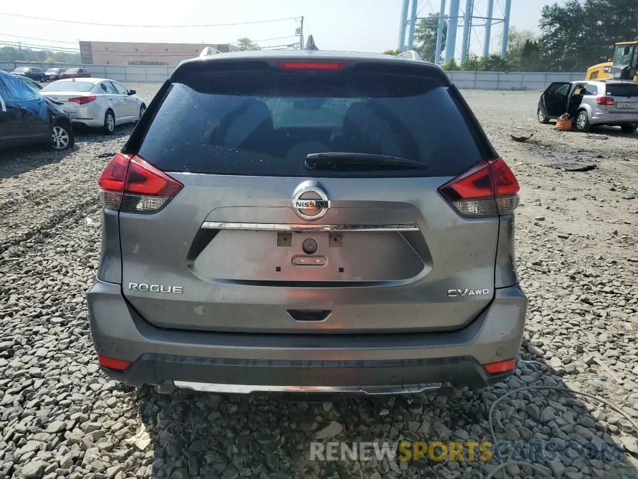 6 Photograph of a damaged car KNMAT2MV7KP506576 NISSAN ROGUE 2019