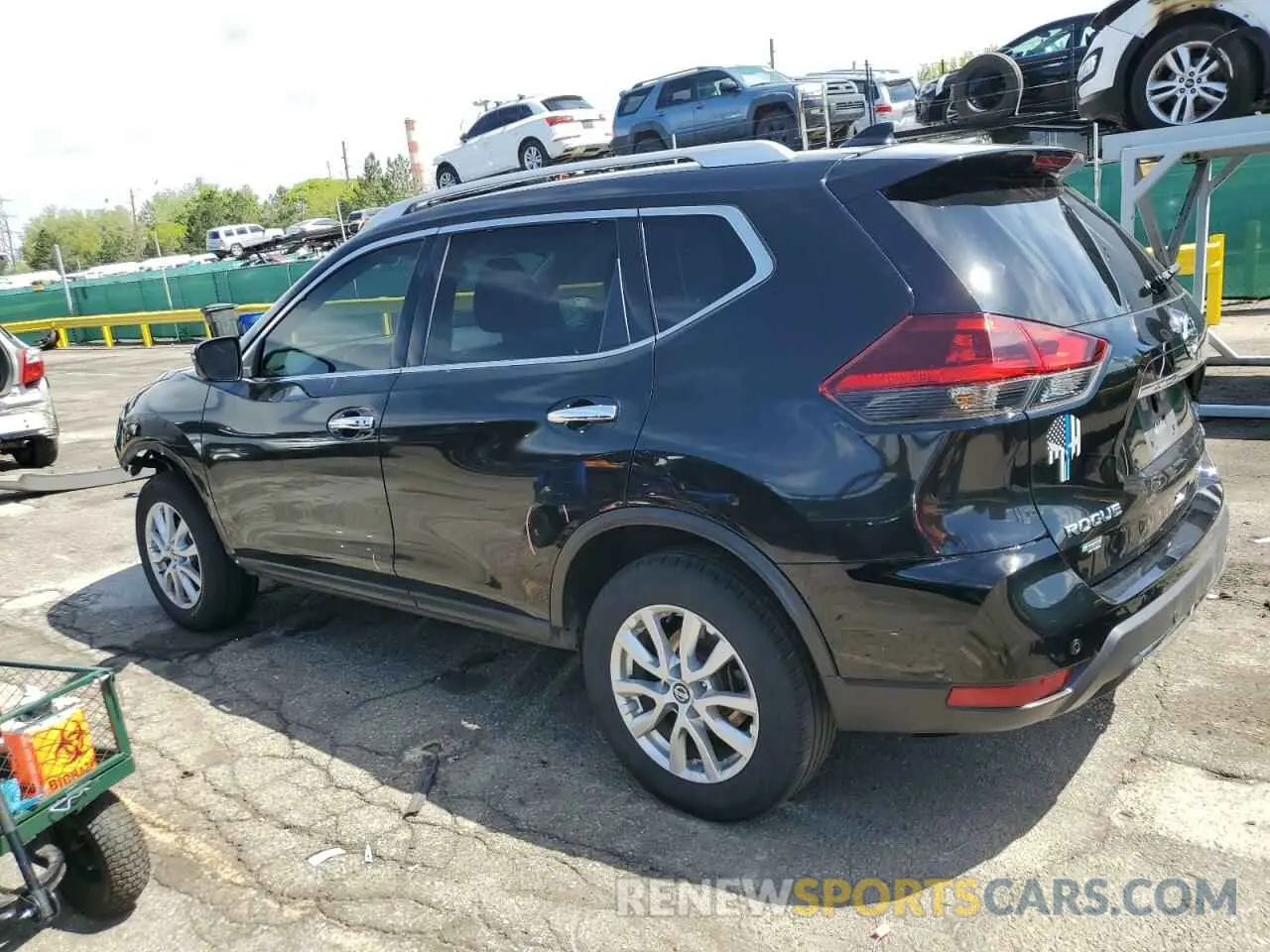 2 Photograph of a damaged car KNMAT2MV7KP514225 NISSAN ROGUE 2019