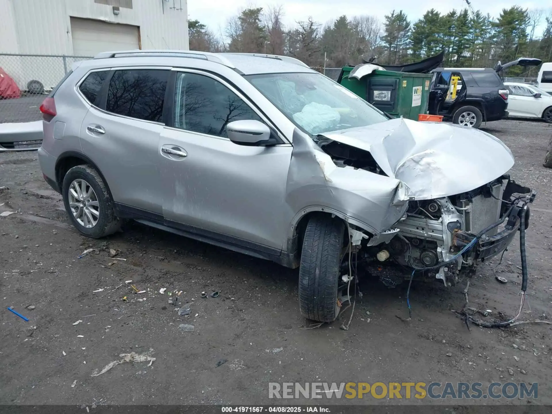 1 Photograph of a damaged car KNMAT2MV7KP521613 NISSAN ROGUE 2019