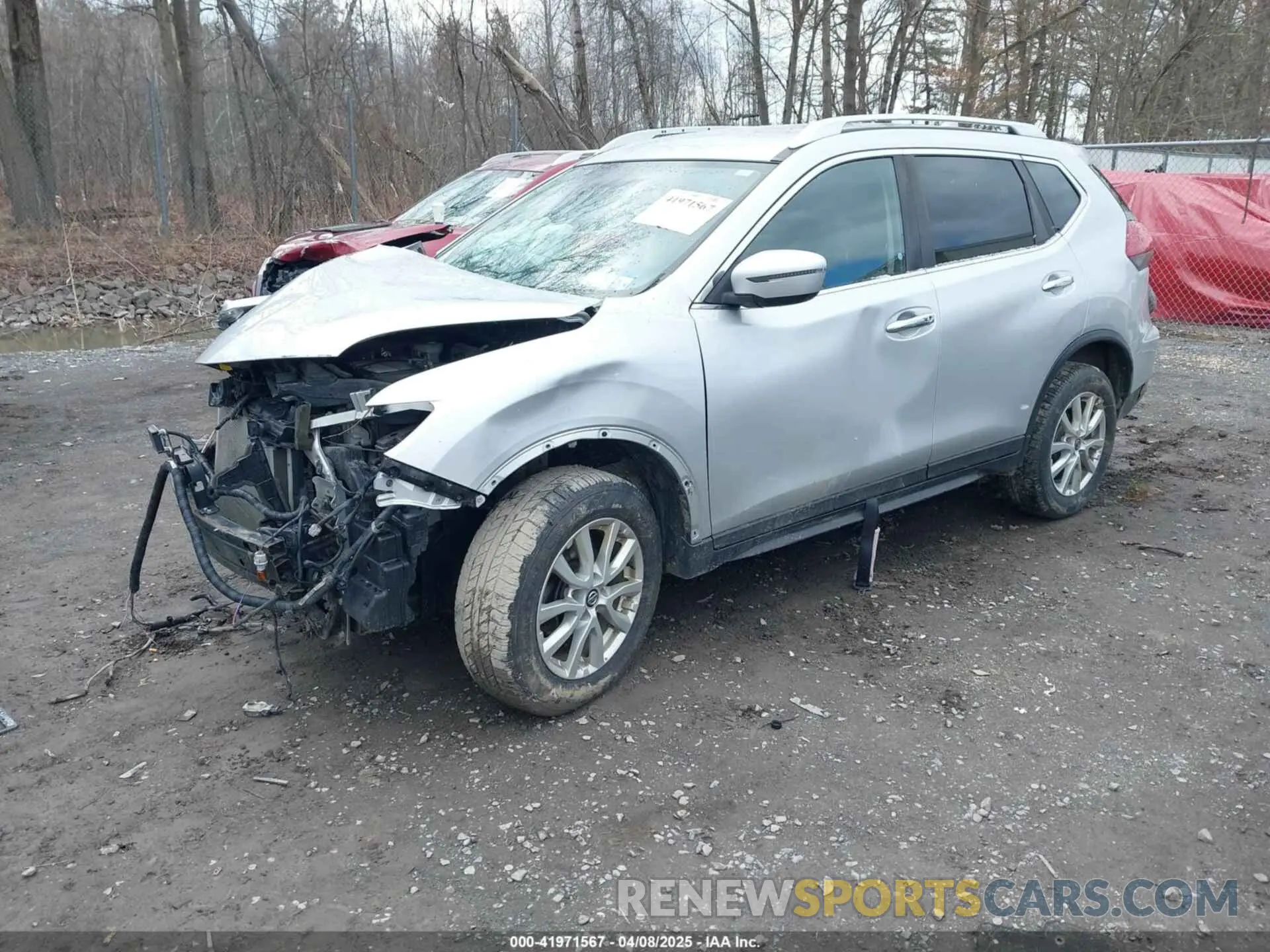 2 Photograph of a damaged car KNMAT2MV7KP521613 NISSAN ROGUE 2019