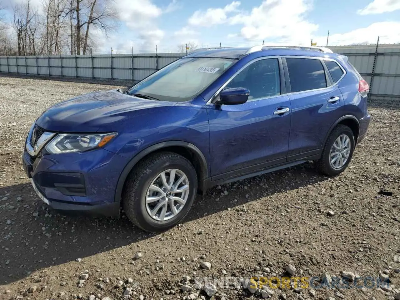 1 Photograph of a damaged car KNMAT2MV7KP534166 NISSAN ROGUE 2019