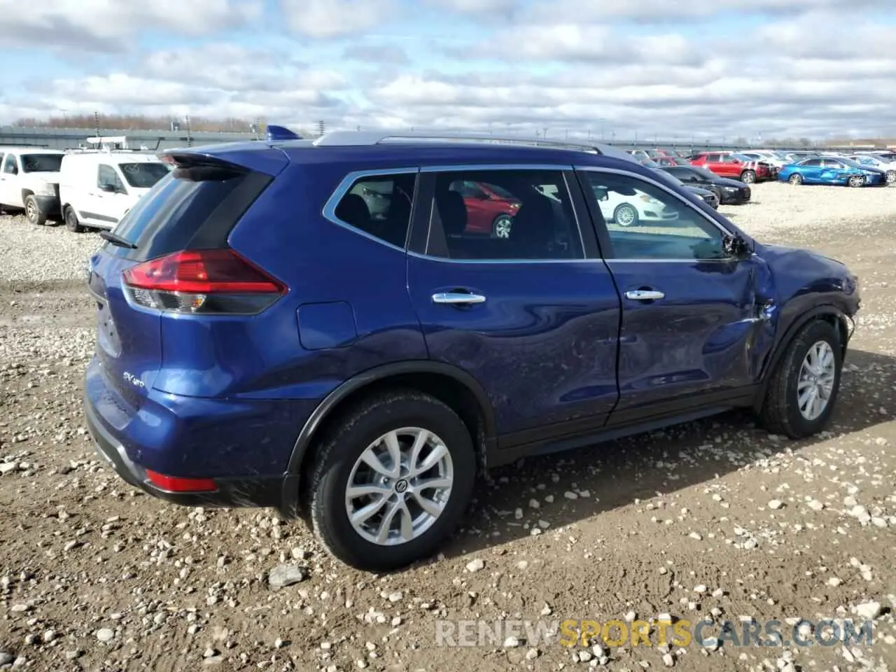 3 Photograph of a damaged car KNMAT2MV7KP534166 NISSAN ROGUE 2019