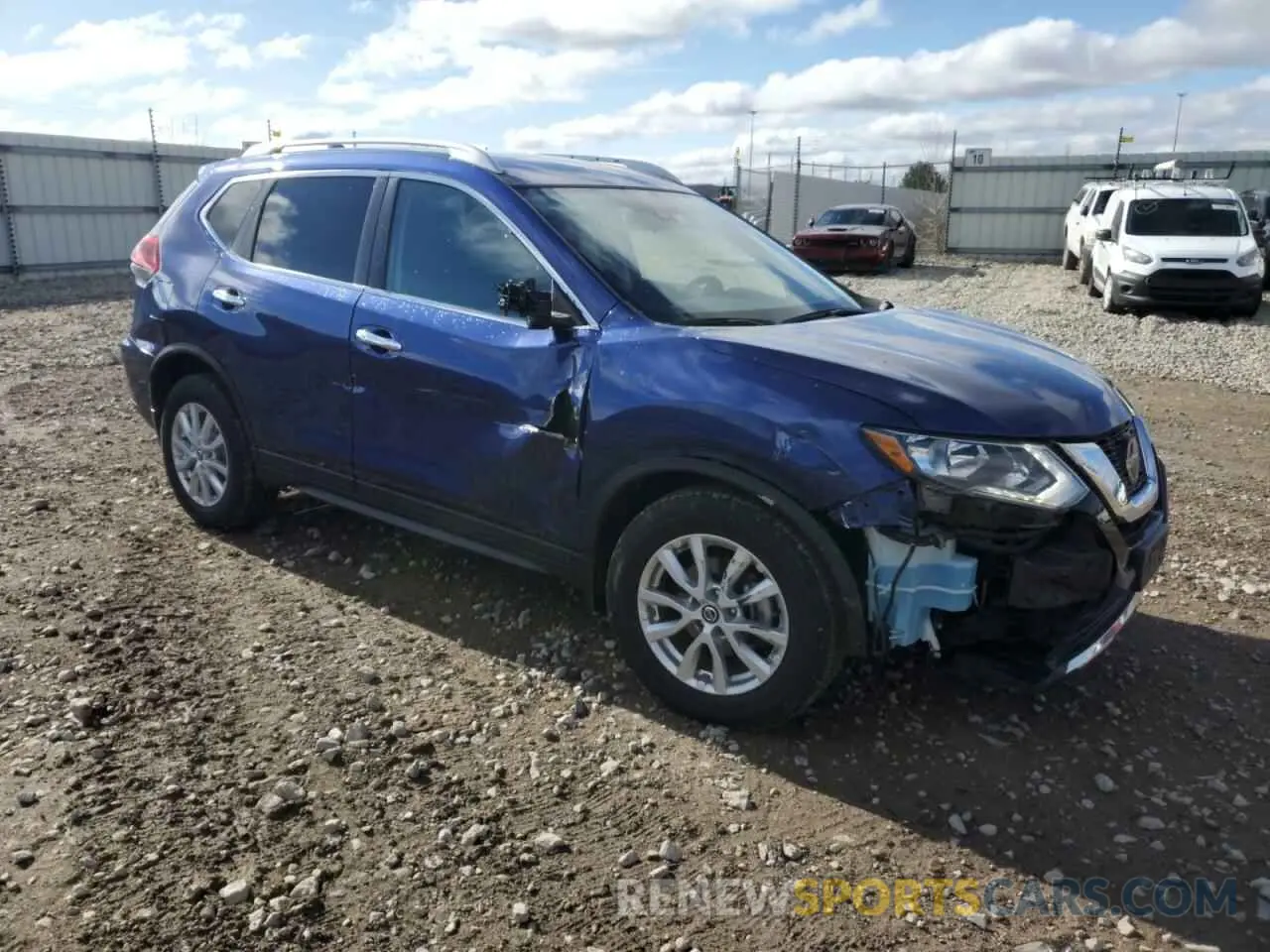 4 Photograph of a damaged car KNMAT2MV7KP534166 NISSAN ROGUE 2019