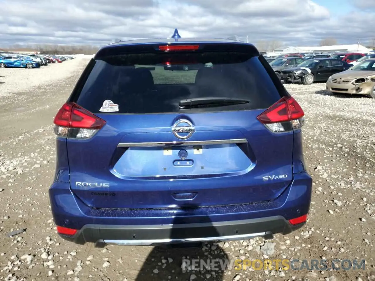 6 Photograph of a damaged car KNMAT2MV7KP534166 NISSAN ROGUE 2019