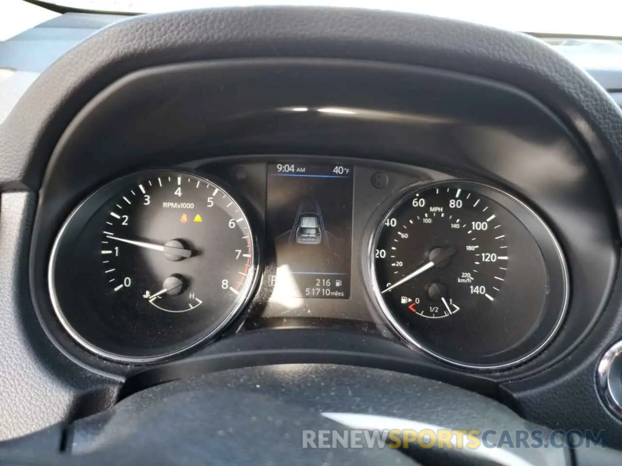 9 Photograph of a damaged car KNMAT2MV7KP534166 NISSAN ROGUE 2019