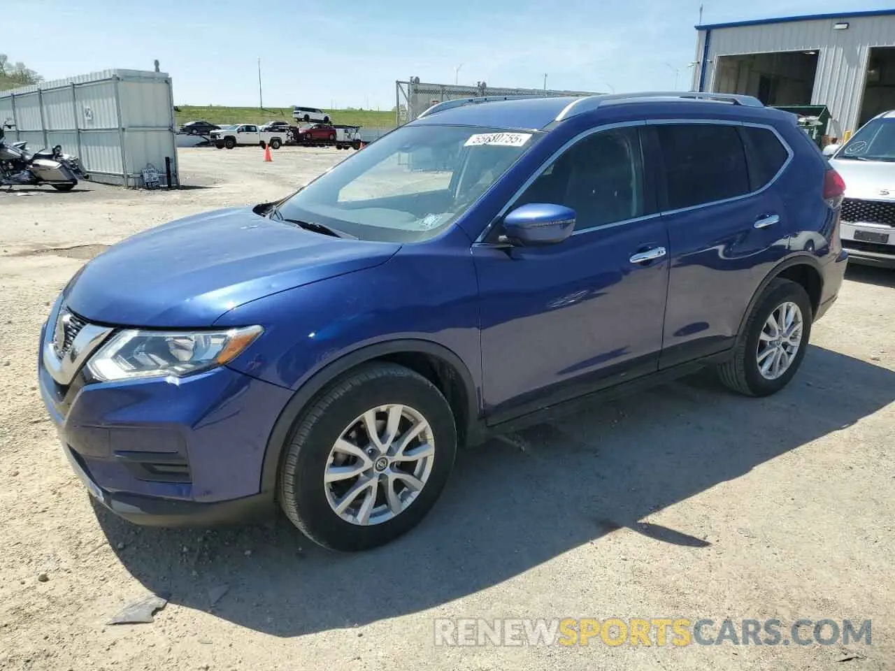 1 Photograph of a damaged car KNMAT2MV7KP551954 NISSAN ROGUE 2019