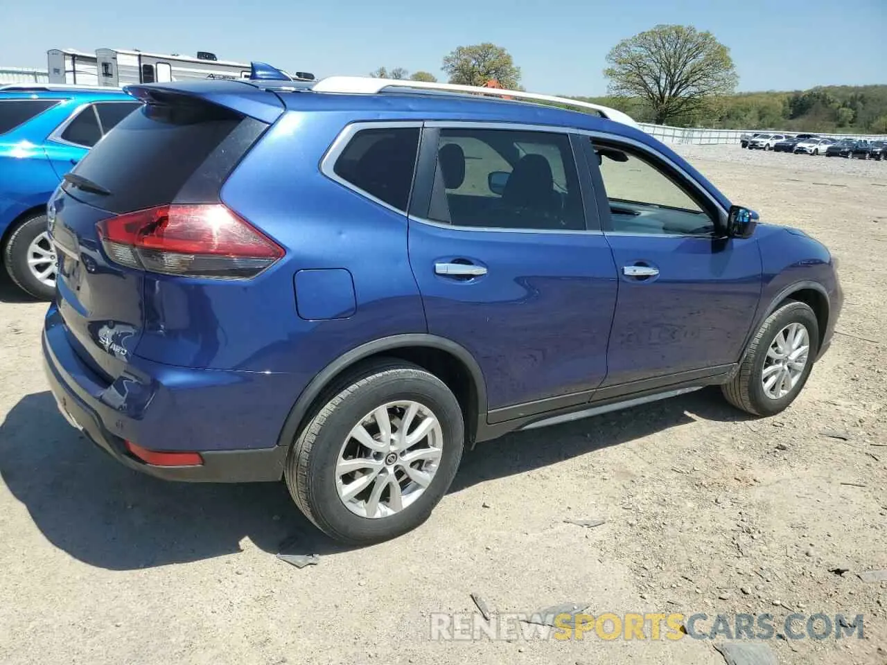 3 Photograph of a damaged car KNMAT2MV7KP551954 NISSAN ROGUE 2019
