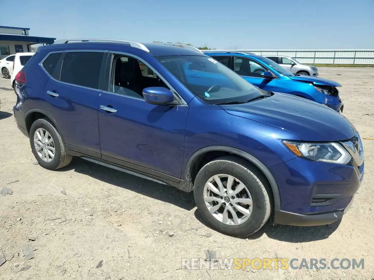 4 Photograph of a damaged car KNMAT2MV7KP551954 NISSAN ROGUE 2019