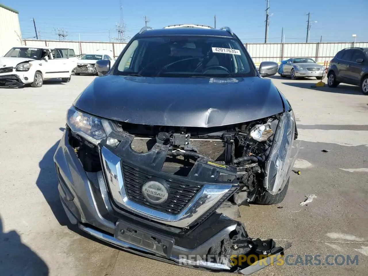 5 Photograph of a damaged car KNMAT2MV7KP555227 NISSAN ROGUE 2019