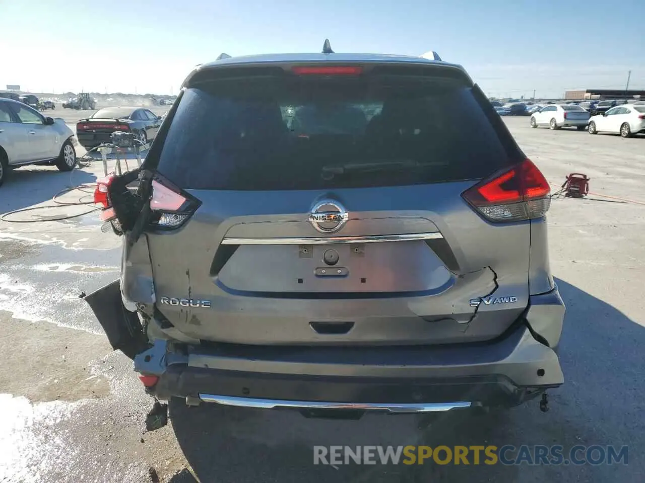 6 Photograph of a damaged car KNMAT2MV7KP555227 NISSAN ROGUE 2019