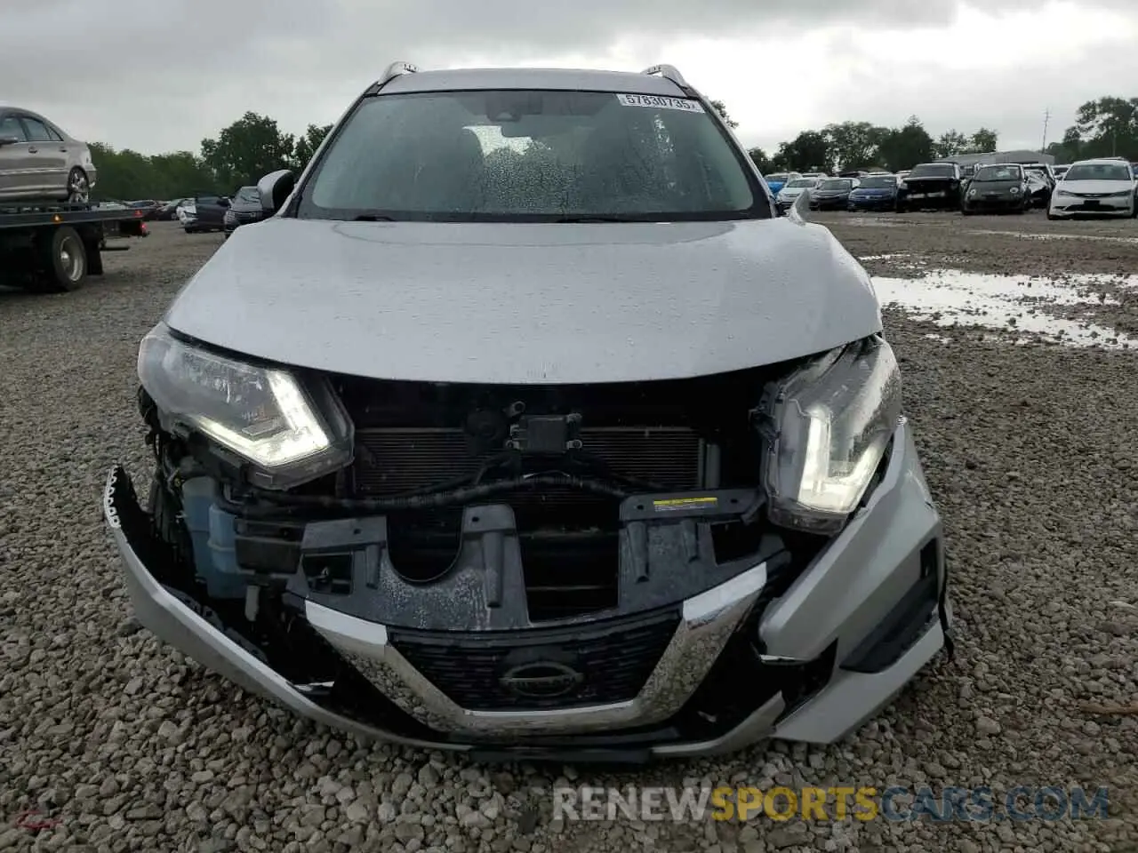 5 Photograph of a damaged car KNMAT2MV8KP508045 NISSAN ROGUE 2019