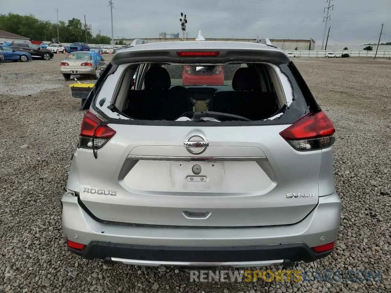 6 Photograph of a damaged car KNMAT2MV8KP508045 NISSAN ROGUE 2019