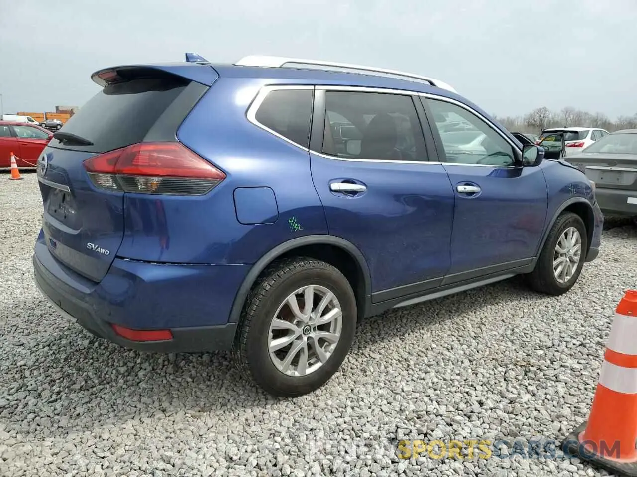 3 Photograph of a damaged car KNMAT2MV8KP518171 NISSAN ROGUE 2019