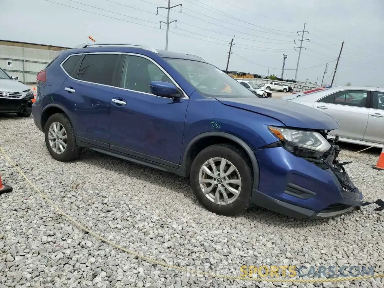 4 Photograph of a damaged car KNMAT2MV8KP518171 NISSAN ROGUE 2019