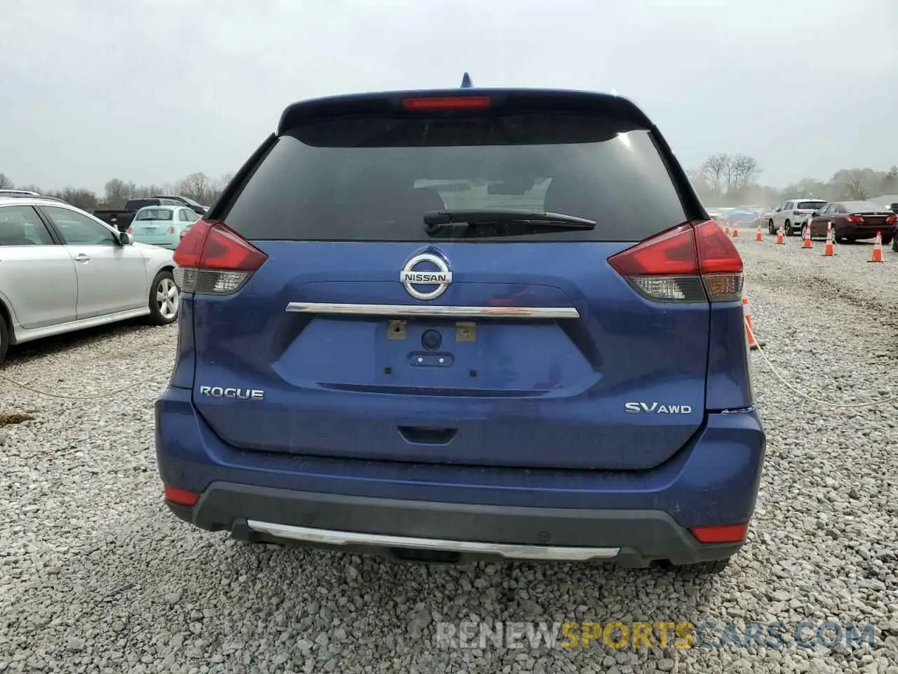 6 Photograph of a damaged car KNMAT2MV8KP518171 NISSAN ROGUE 2019
