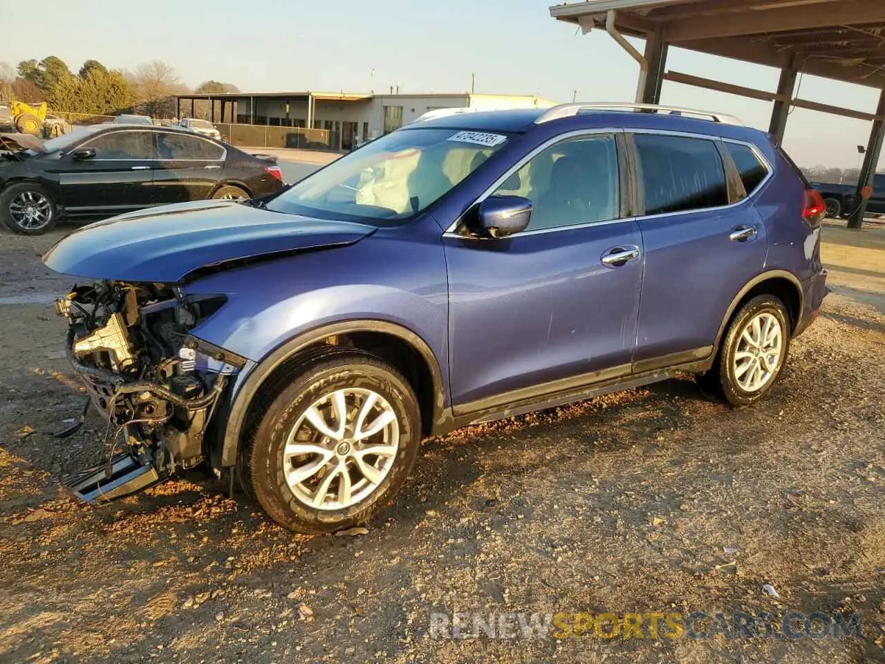 1 Photograph of a damaged car KNMAT2MV8KP525833 NISSAN ROGUE 2019