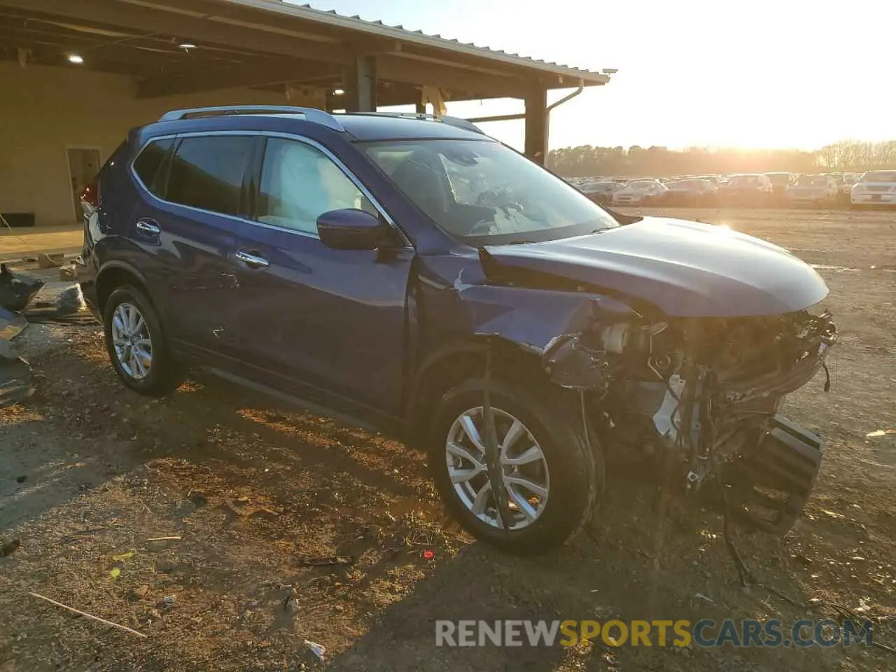 4 Photograph of a damaged car KNMAT2MV8KP525833 NISSAN ROGUE 2019