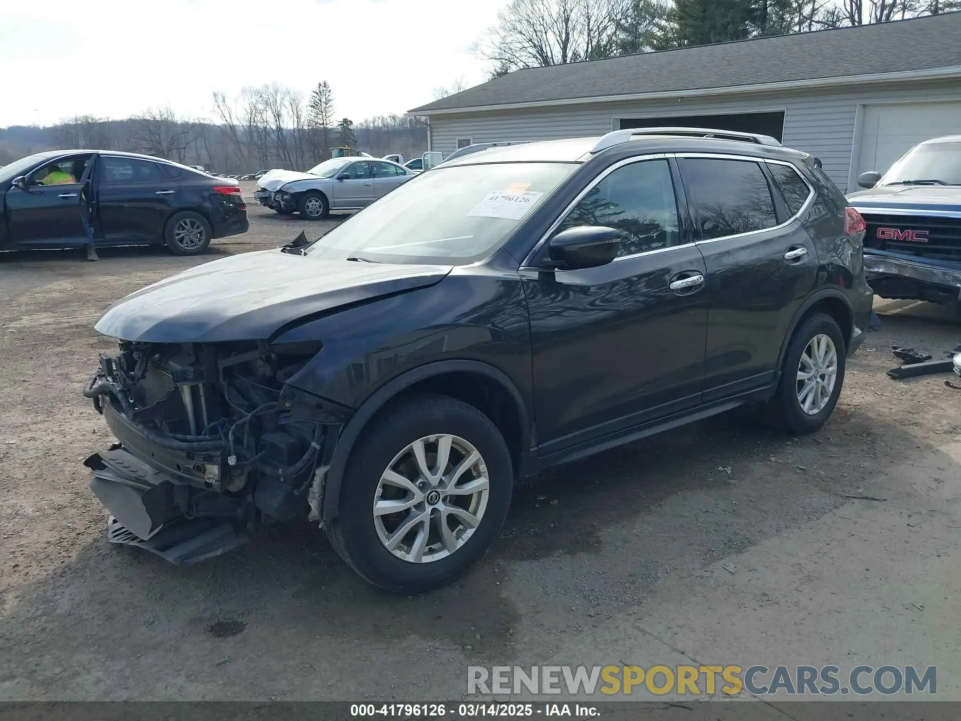 2 Photograph of a damaged car KNMAT2MV8KP527288 NISSAN ROGUE 2019