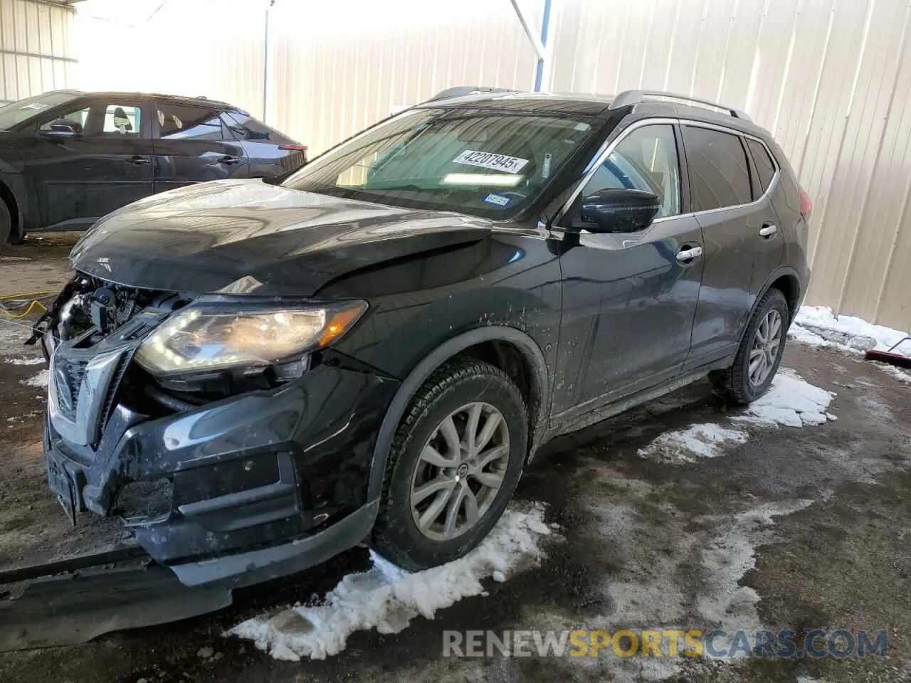 1 Photograph of a damaged car KNMAT2MV8KP545547 NISSAN ROGUE 2019