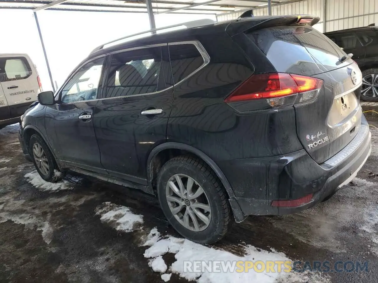 2 Photograph of a damaged car KNMAT2MV8KP545547 NISSAN ROGUE 2019