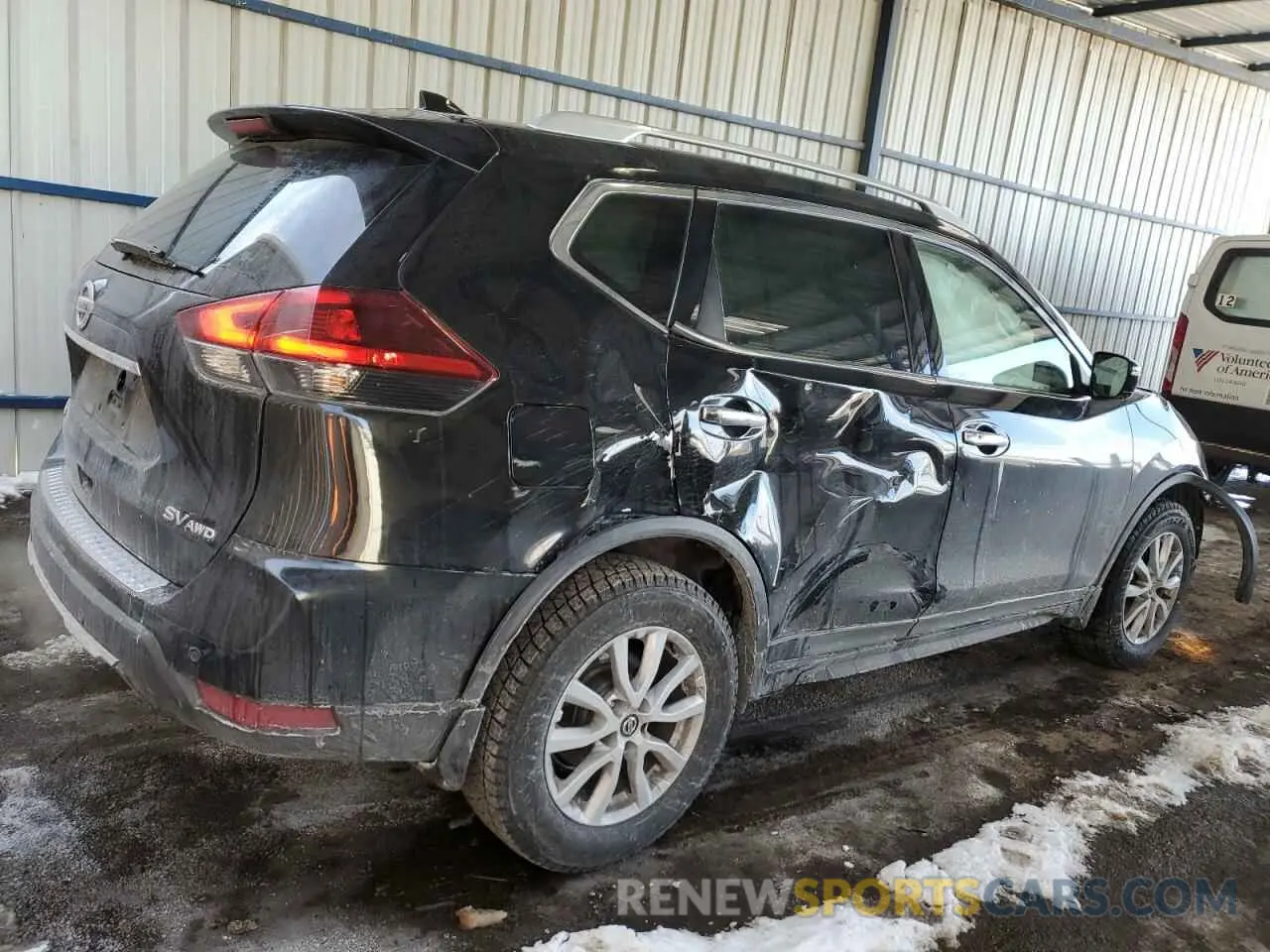3 Photograph of a damaged car KNMAT2MV8KP545547 NISSAN ROGUE 2019