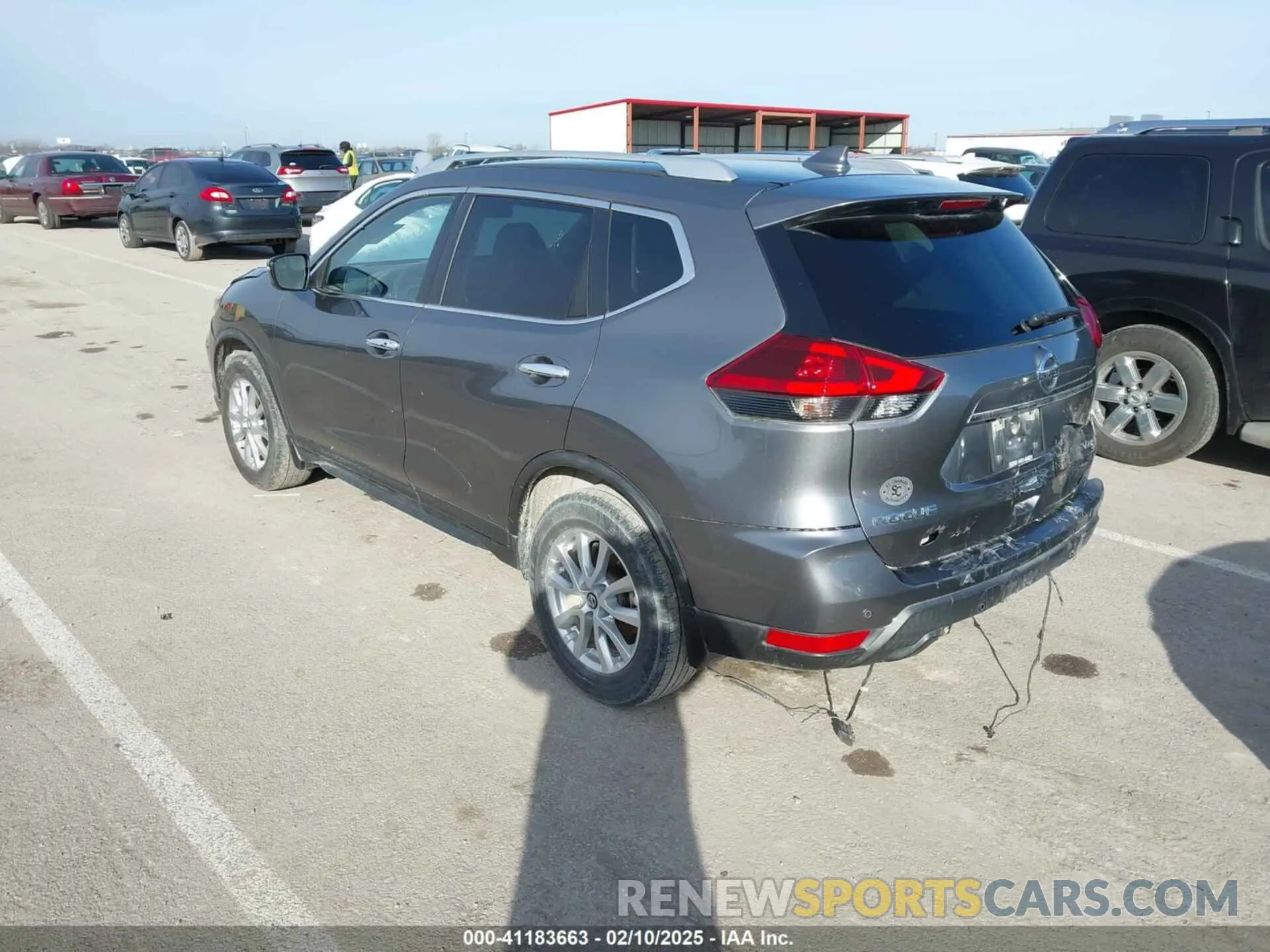 3 Photograph of a damaged car KNMAT2MV8KP560114 NISSAN ROGUE 2019