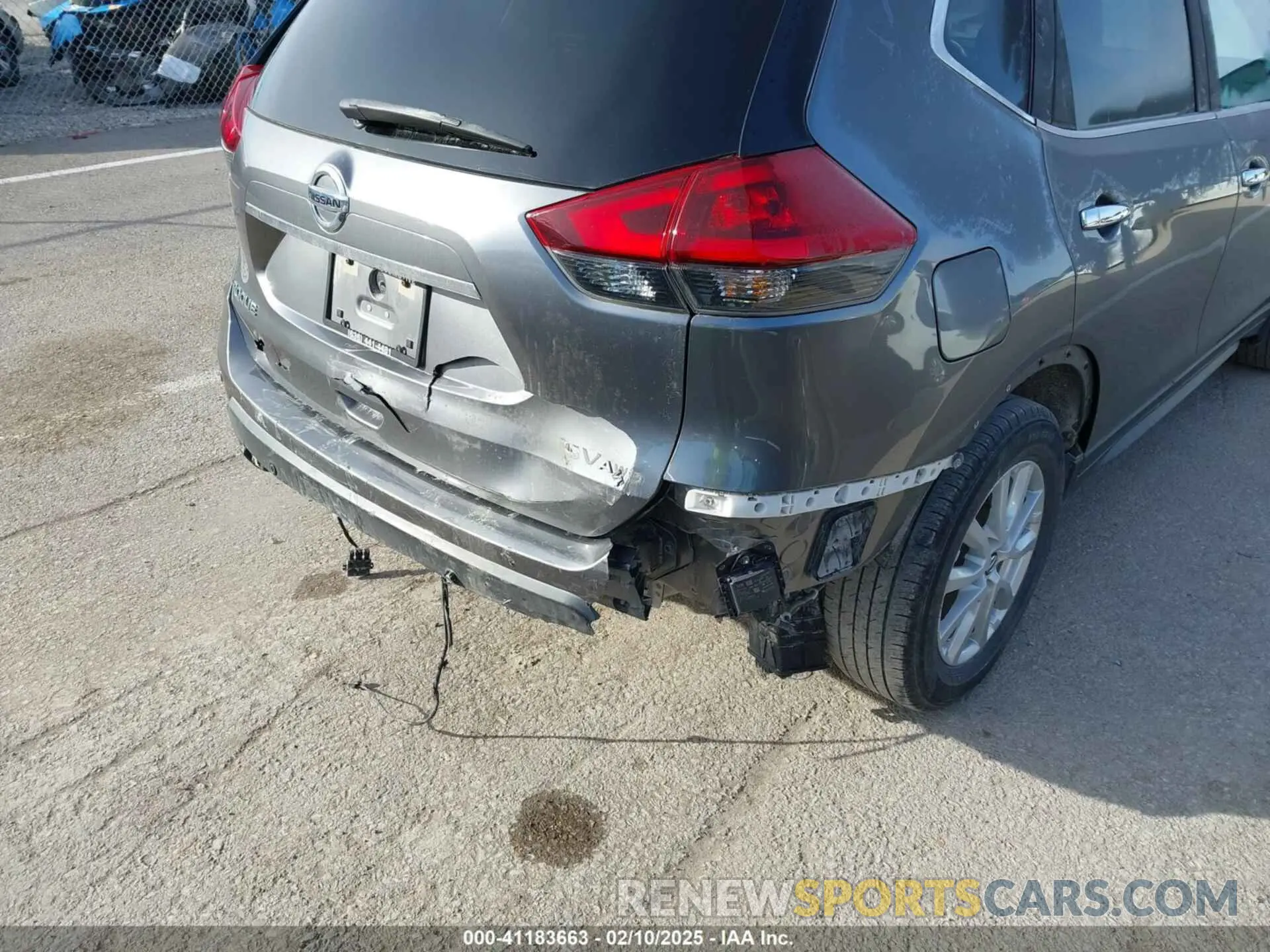 6 Photograph of a damaged car KNMAT2MV8KP560114 NISSAN ROGUE 2019