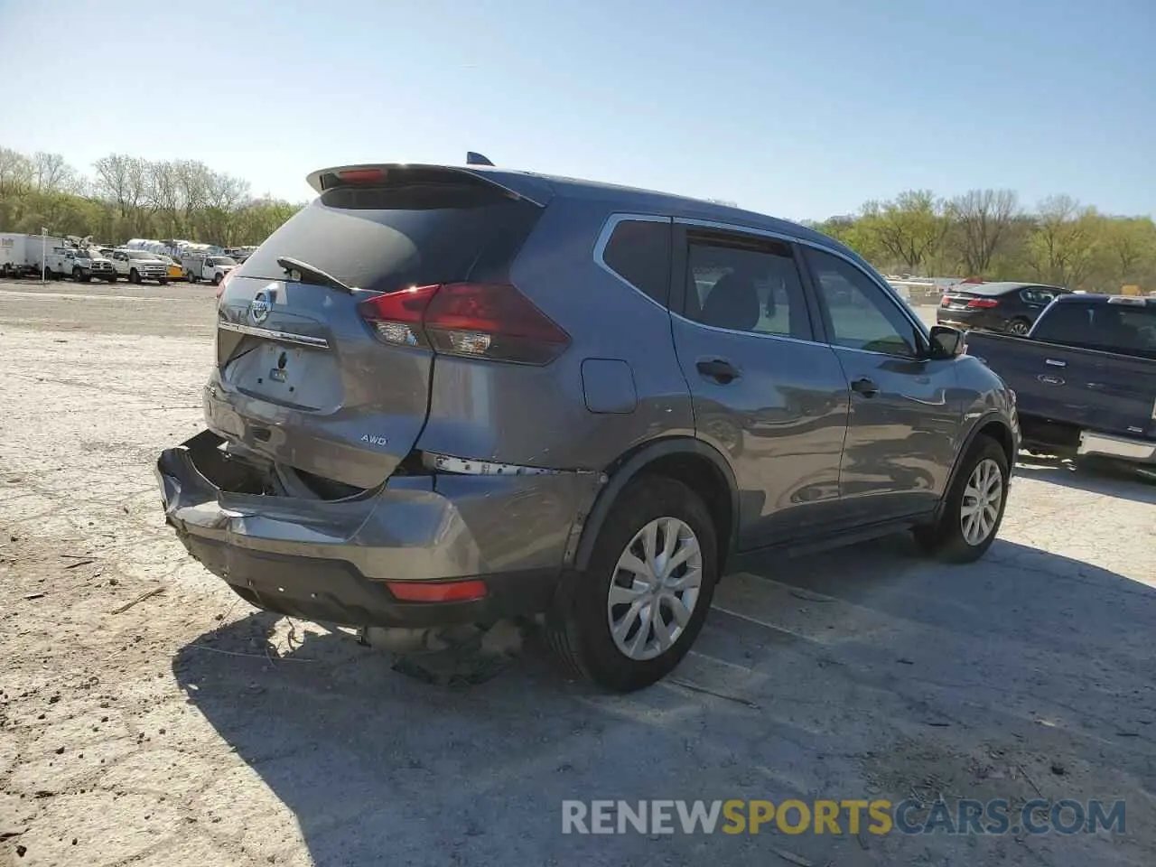 3 Photograph of a damaged car KNMAT2MV8KP560713 NISSAN ROGUE 2019