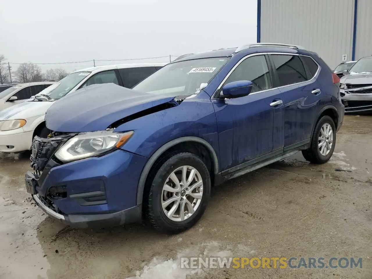 1 Photograph of a damaged car KNMAT2MV9KP516834 NISSAN ROGUE 2019