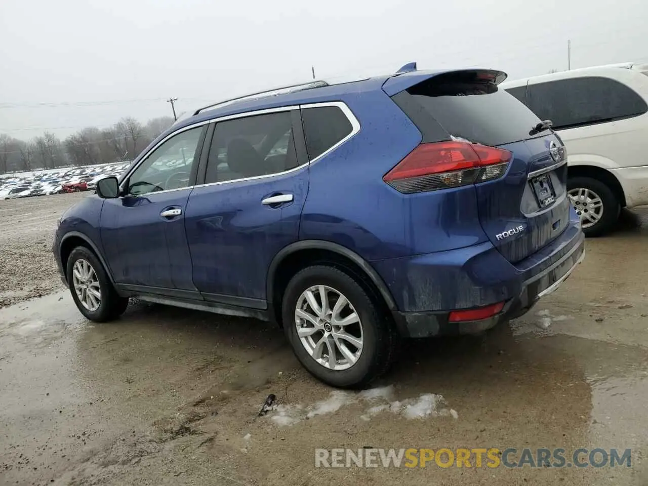 2 Photograph of a damaged car KNMAT2MV9KP516834 NISSAN ROGUE 2019