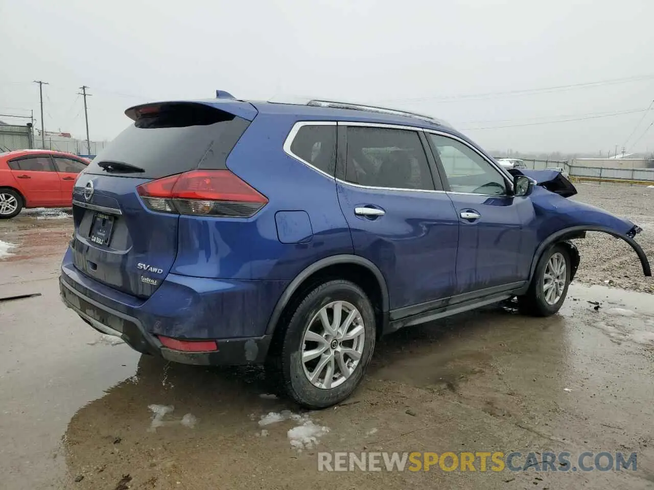3 Photograph of a damaged car KNMAT2MV9KP516834 NISSAN ROGUE 2019