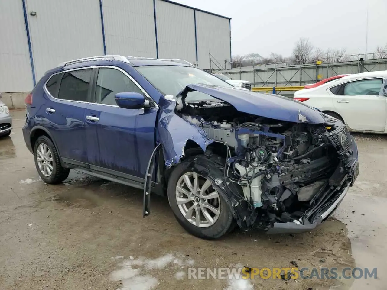 4 Photograph of a damaged car KNMAT2MV9KP516834 NISSAN ROGUE 2019