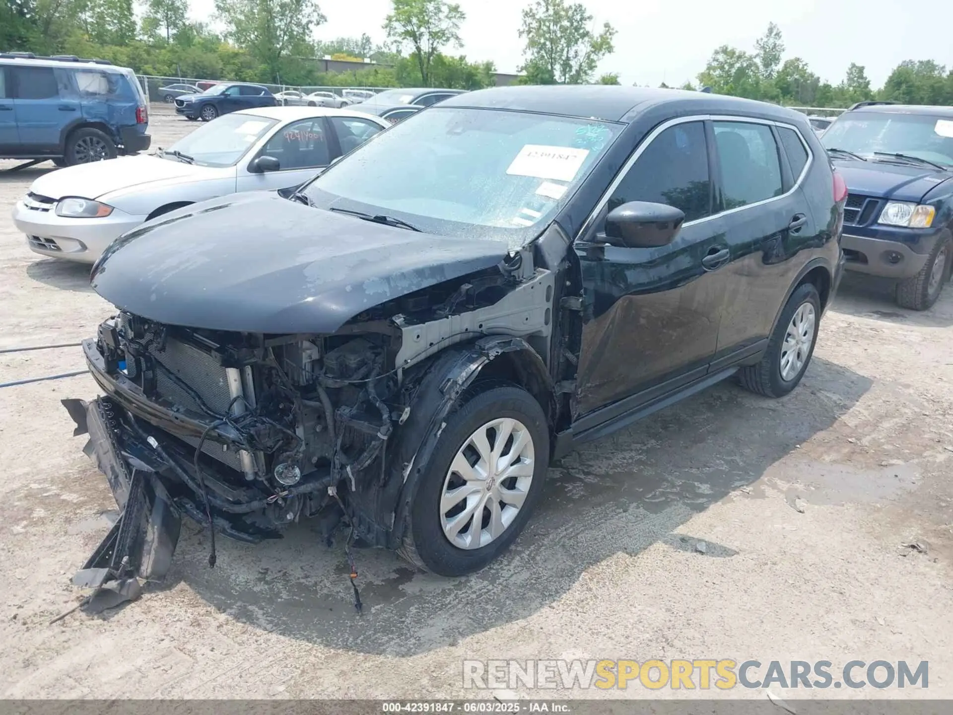 2 Photograph of a damaged car KNMAT2MV9KP518860 NISSAN ROGUE 2019