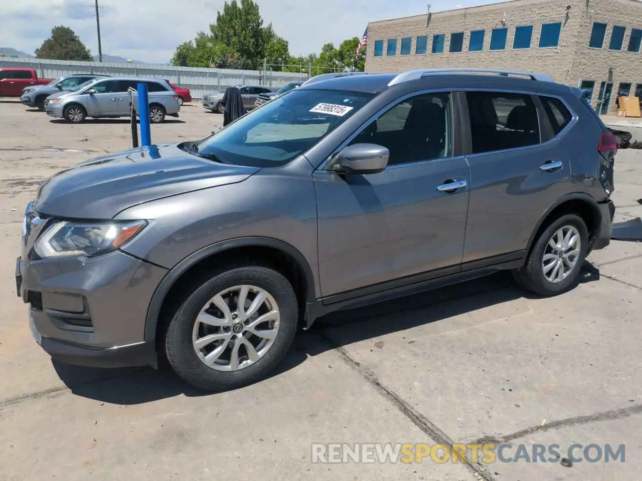 1 Photograph of a damaged car KNMAT2MV9KP522276 NISSAN ROGUE 2019