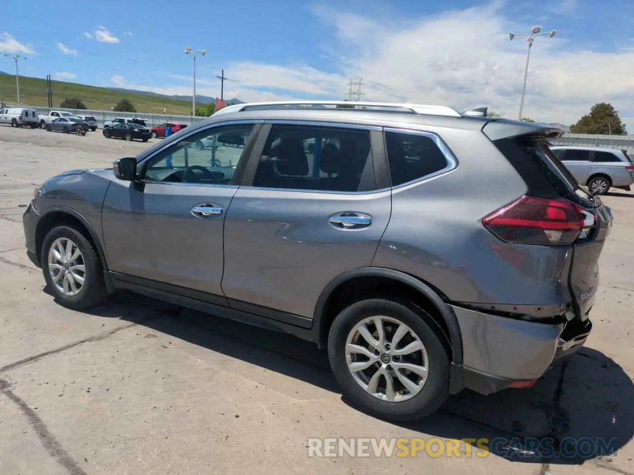 2 Photograph of a damaged car KNMAT2MV9KP522276 NISSAN ROGUE 2019