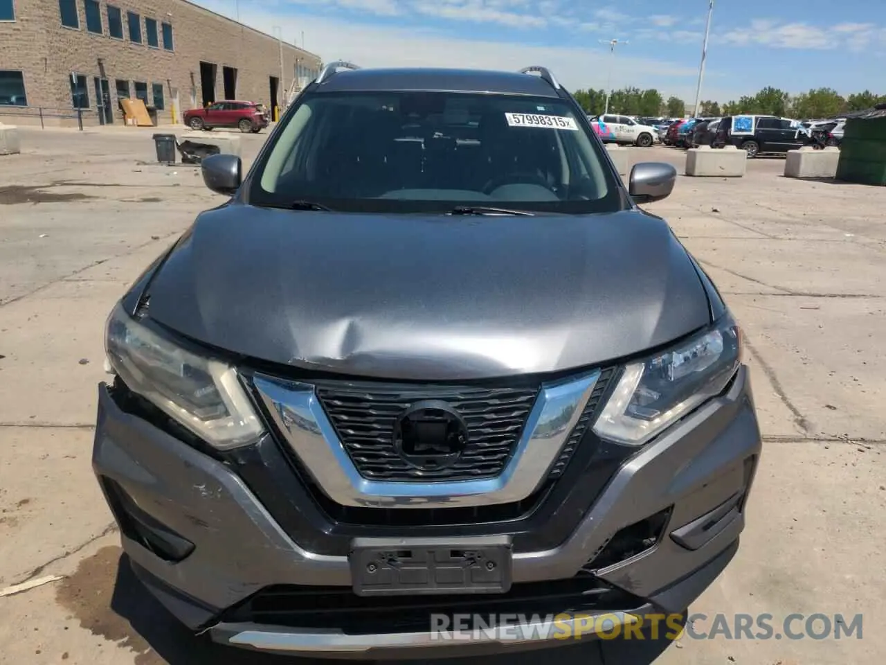 5 Photograph of a damaged car KNMAT2MV9KP522276 NISSAN ROGUE 2019