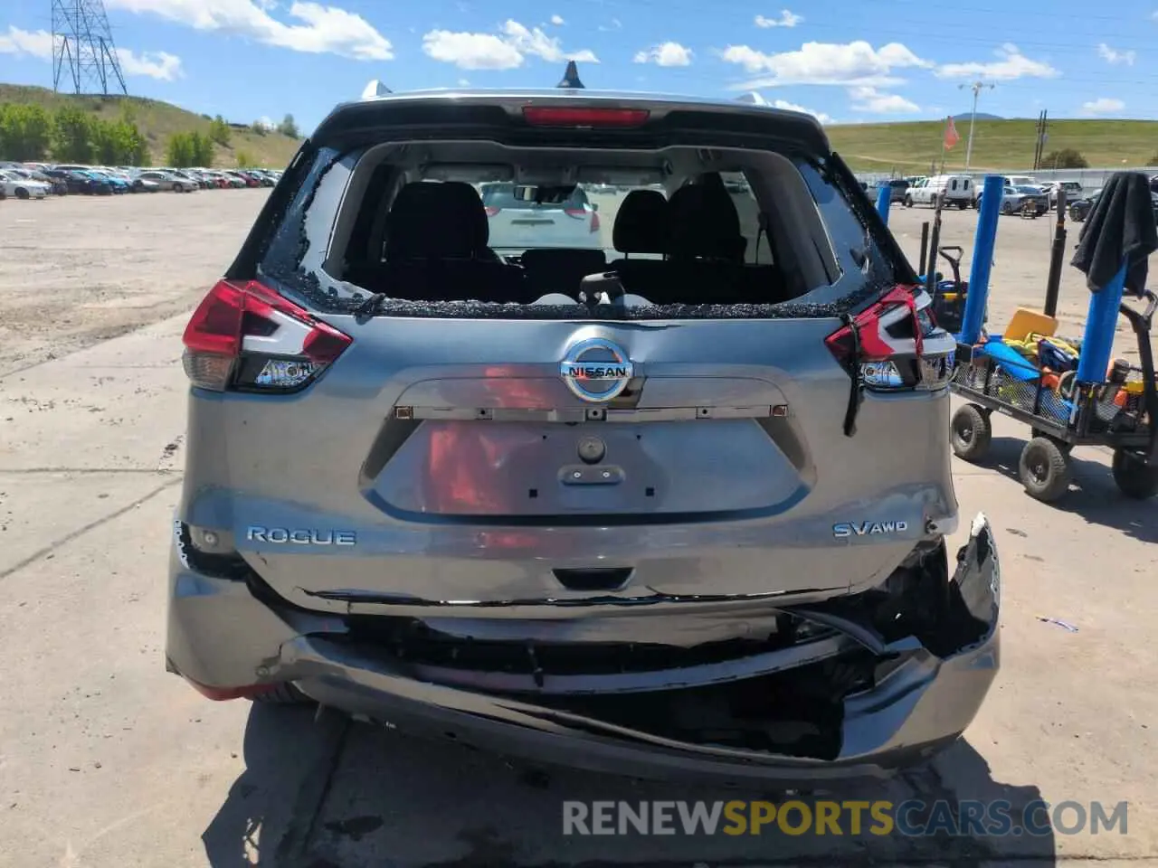 6 Photograph of a damaged car KNMAT2MV9KP522276 NISSAN ROGUE 2019