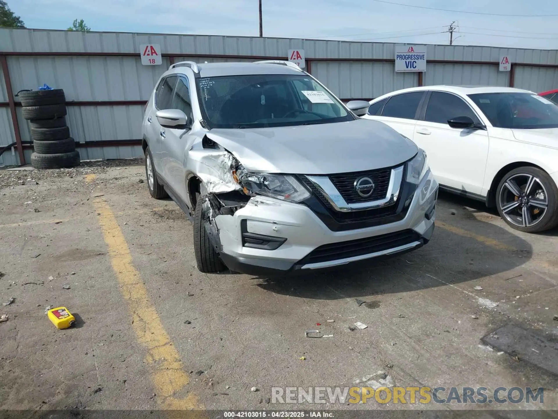 1 Photograph of a damaged car KNMAT2MV9KP524691 NISSAN ROGUE 2019