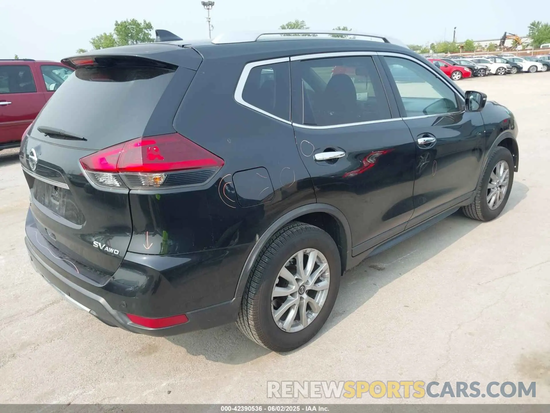 4 Photograph of a damaged car KNMAT2MV9KP531902 NISSAN ROGUE 2019