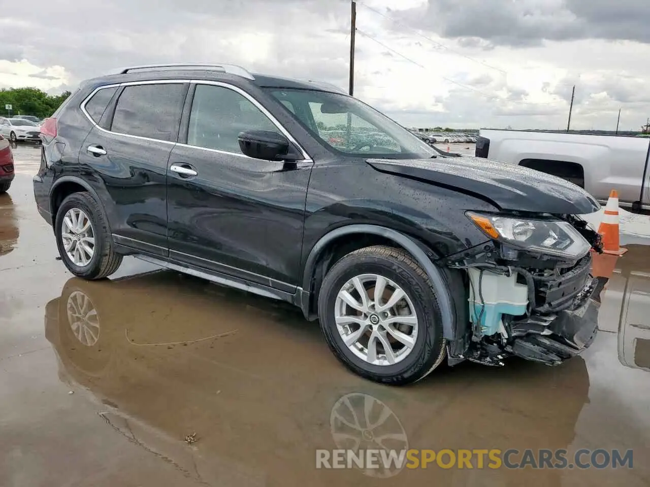 4 Photograph of a damaged car KNMAT2MV9KP548098 NISSAN ROGUE 2019