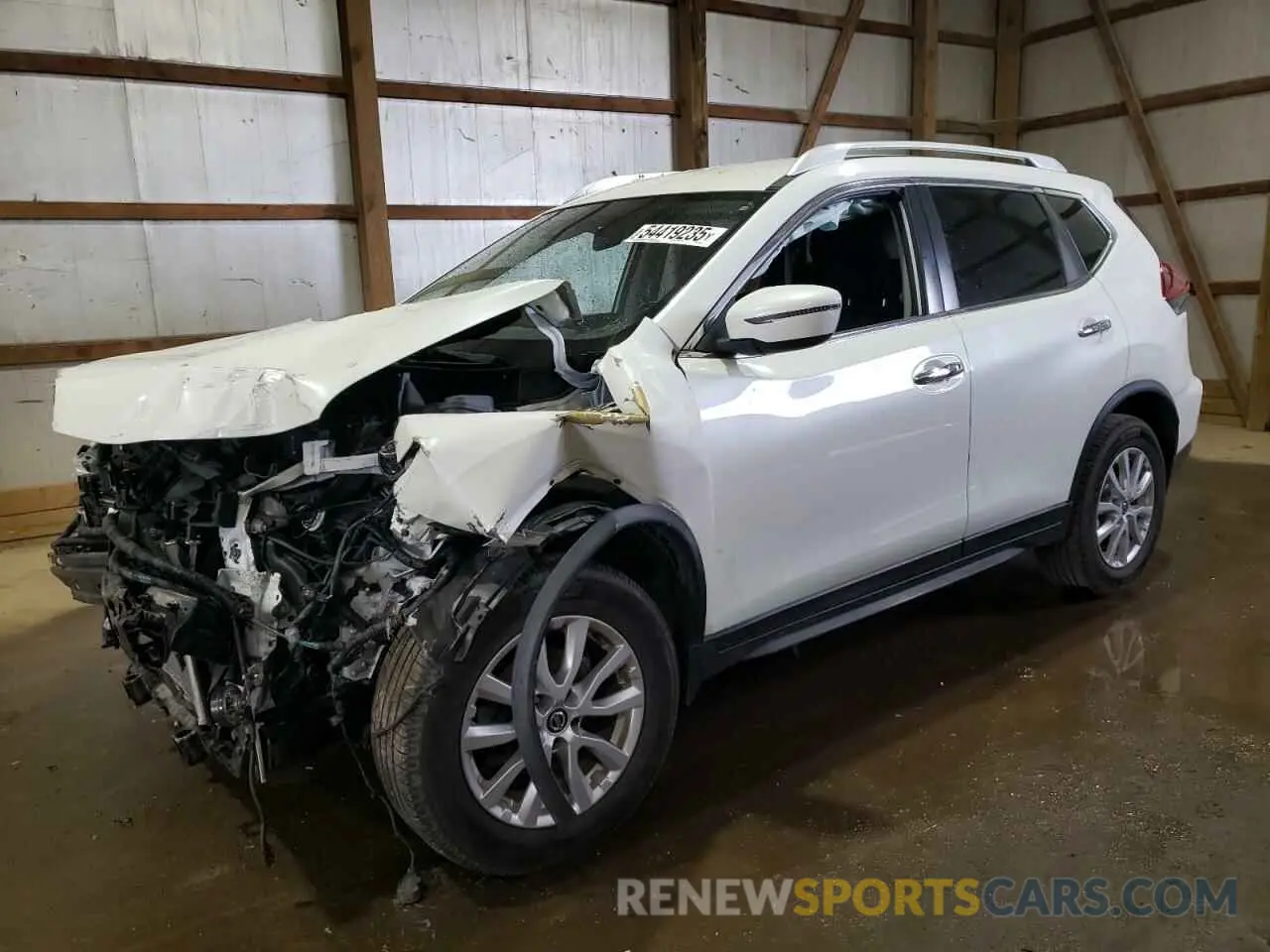 1 Photograph of a damaged car KNMAT2MV9KP549767 NISSAN ROGUE 2019