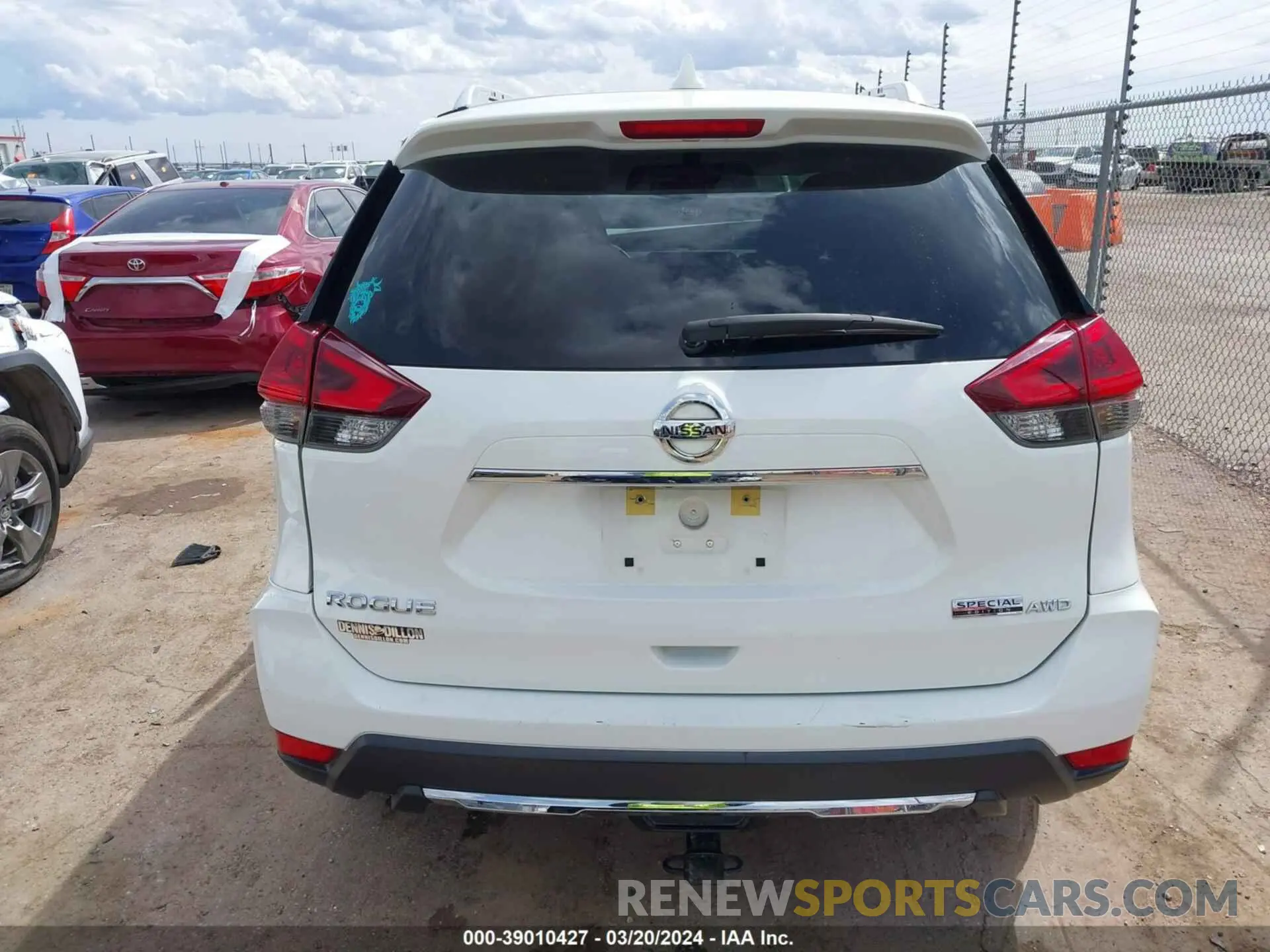 16 Photograph of a damaged car KNMAT2MV9KP550496 NISSAN ROGUE 2019