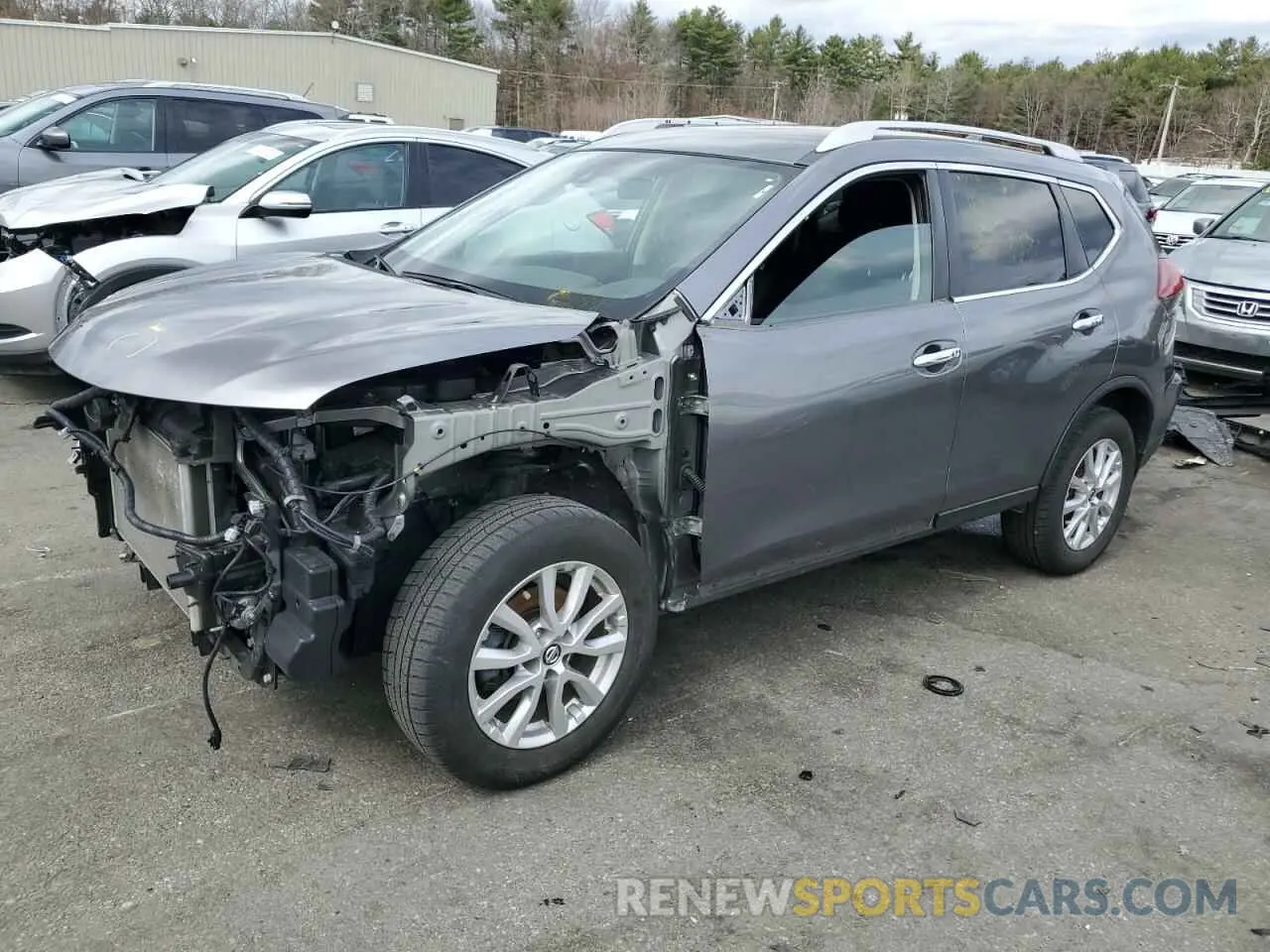 1 Photograph of a damaged car KNMAT2MV9KP550921 NISSAN ROGUE 2019