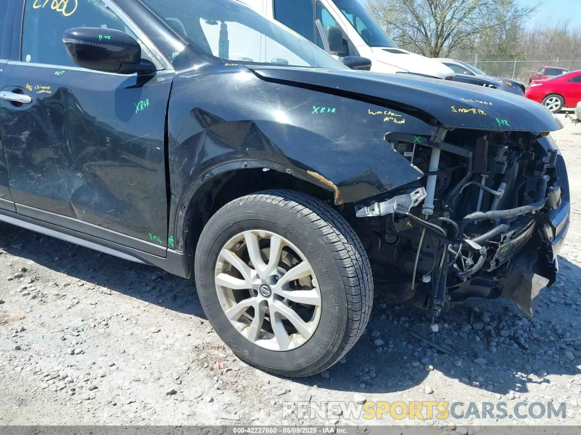 6 Photograph of a damaged car KNMAT2MV9KP556072 NISSAN ROGUE 2019