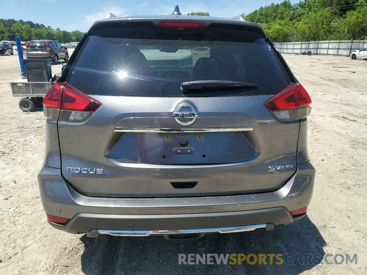 6 Photograph of a damaged car KNMAT2MV9KP556363 NISSAN ROGUE 2019
