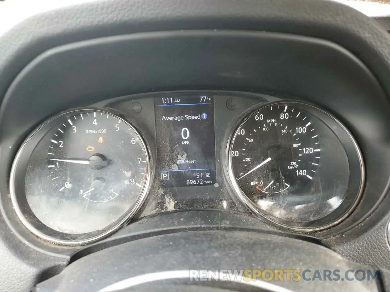 9 Photograph of a damaged car KNMAT2MVXKP500190 NISSAN ROGUE 2019