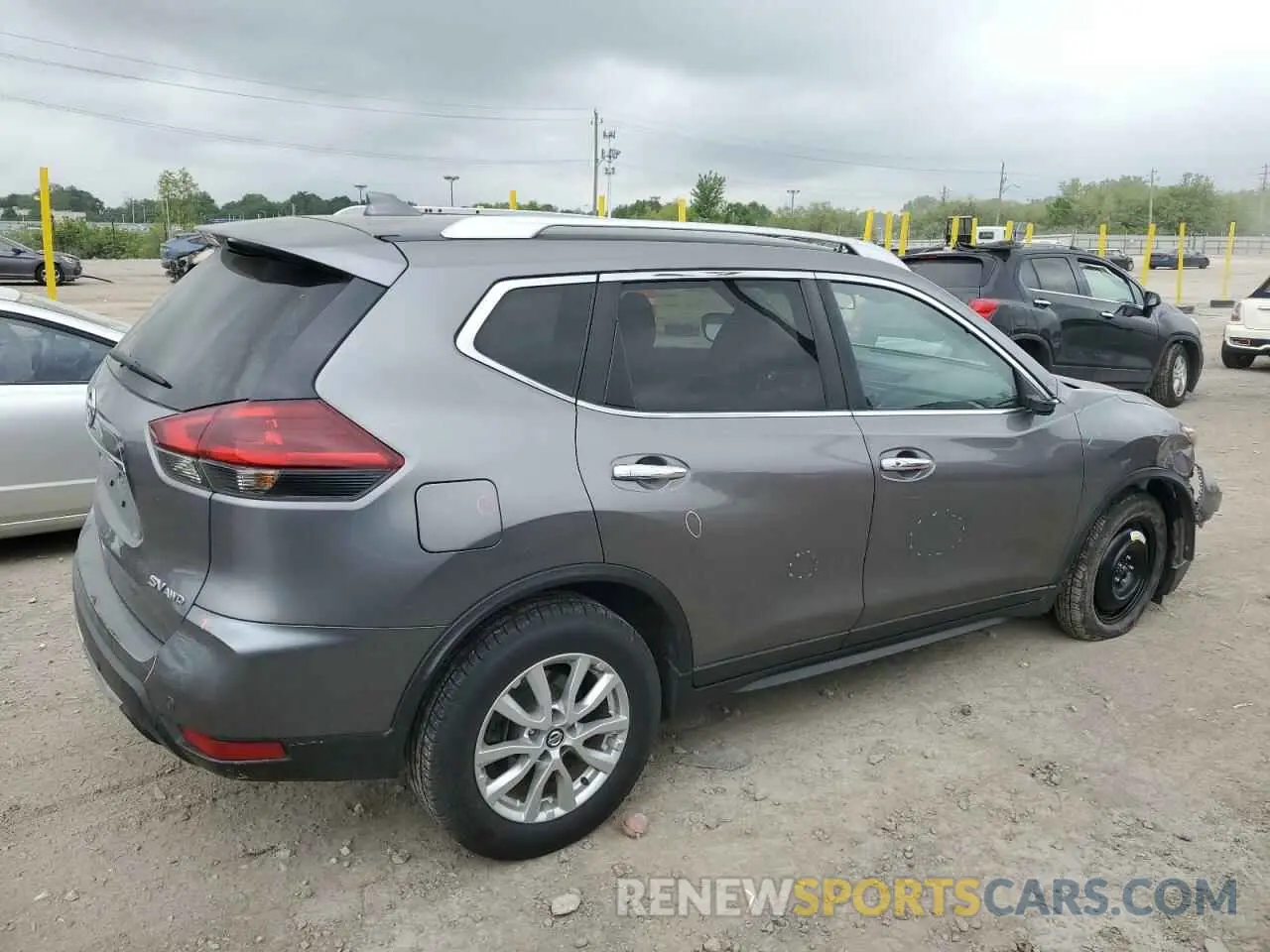 3 Photograph of a damaged car KNMAT2MVXKP501615 NISSAN ROGUE 2019
