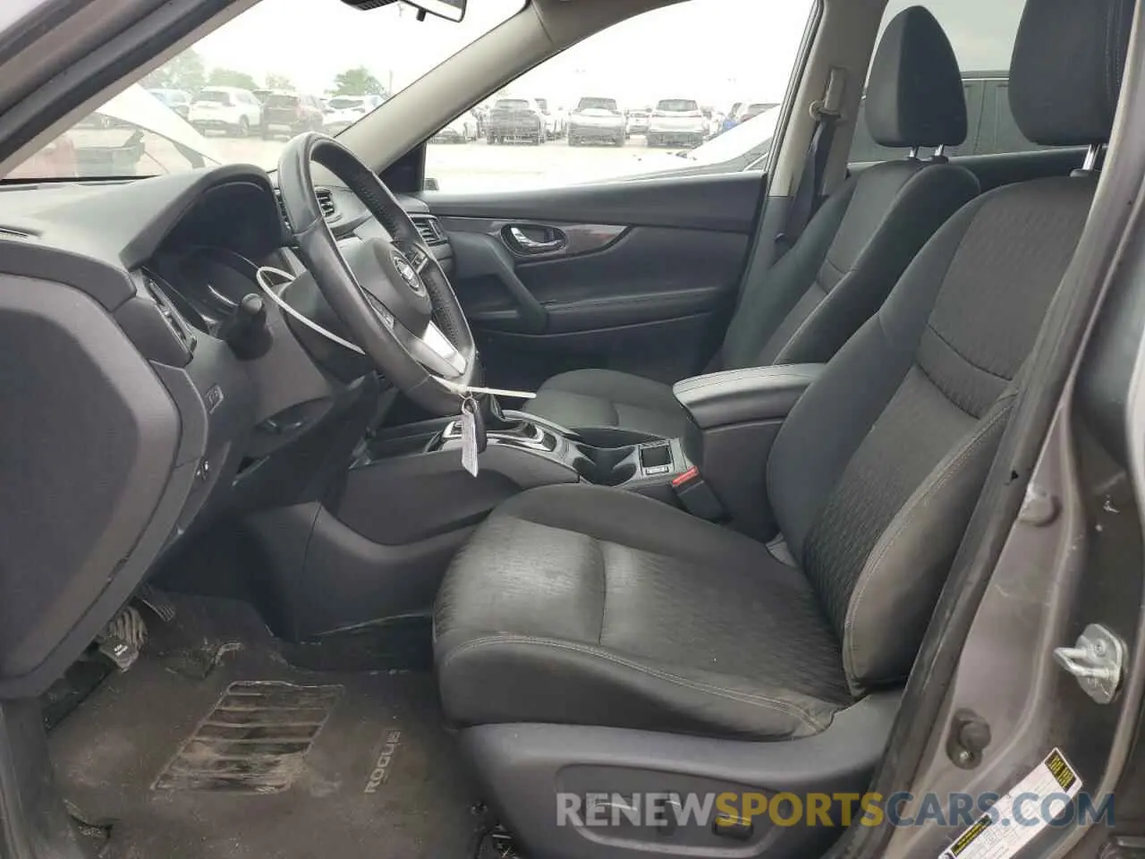 7 Photograph of a damaged car KNMAT2MVXKP501615 NISSAN ROGUE 2019