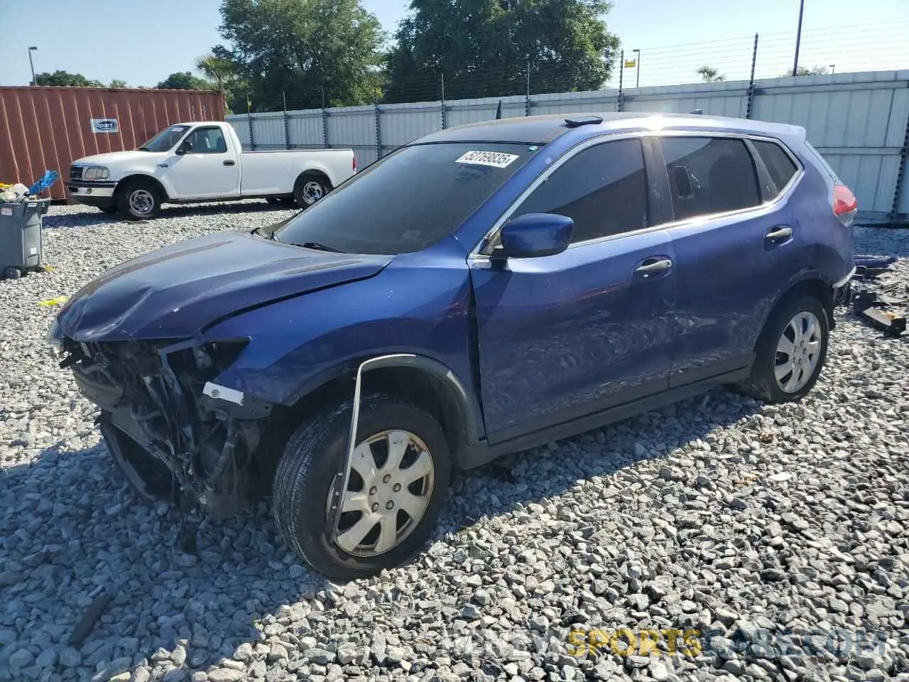 1 Photograph of a damaged car KNMAT2MVXKP518690 NISSAN ROGUE 2019